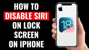How to Disable (Turn off) Siri on Lock Screen iPhone (iOS 18)