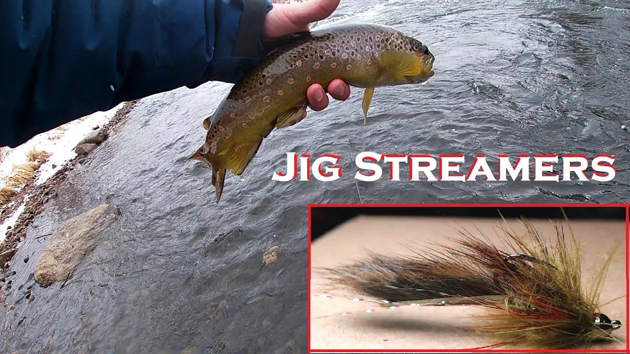 Winter Fly Fishing Utah's Middle Provo River More Jig Streamers