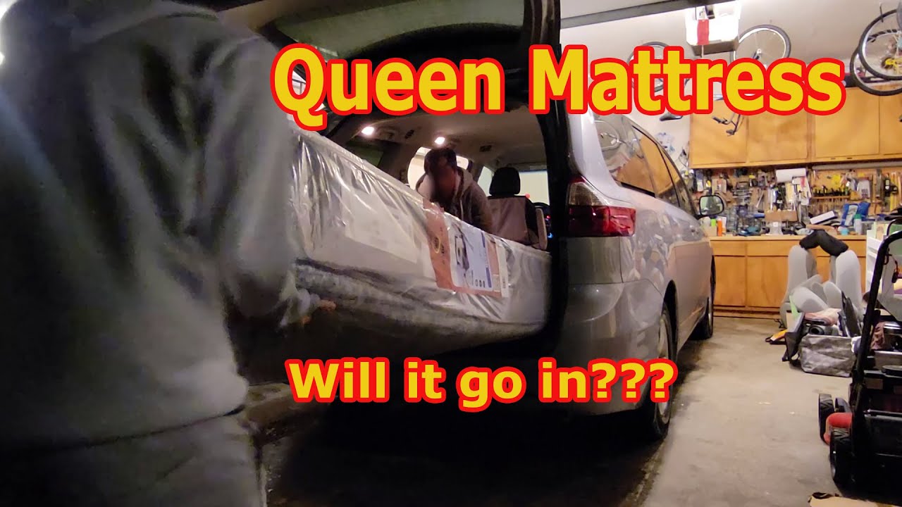 Queen Mattress - Can it Fit Inside a Toyota Sienna Van? - YouTube