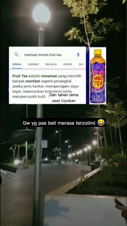 minuman yang lagi viral fruit tea 👍 orang gadak yang tau 🔥