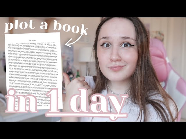 HOW I PLOTTED A BOOK IN 1 DAY // *detailed* plotting process and secret novel tips! class=