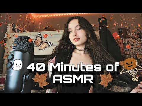 40 Minutes Of Fast Aggressive ASMR Unpredictable Triggers Chaotic Mouth Sounds Rambling