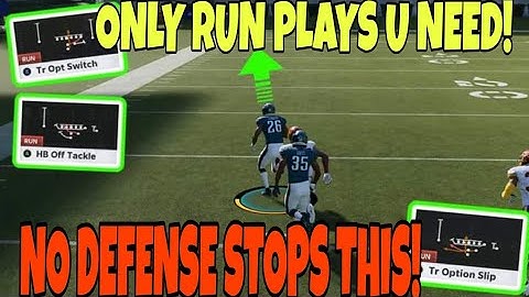 THIS IS CHEATING! 🧨Explosive 4 Play Run Scheme🏃‍♂️💨, NO DEFENSE CAN STOP! Madden NFL 21 Offense Tips