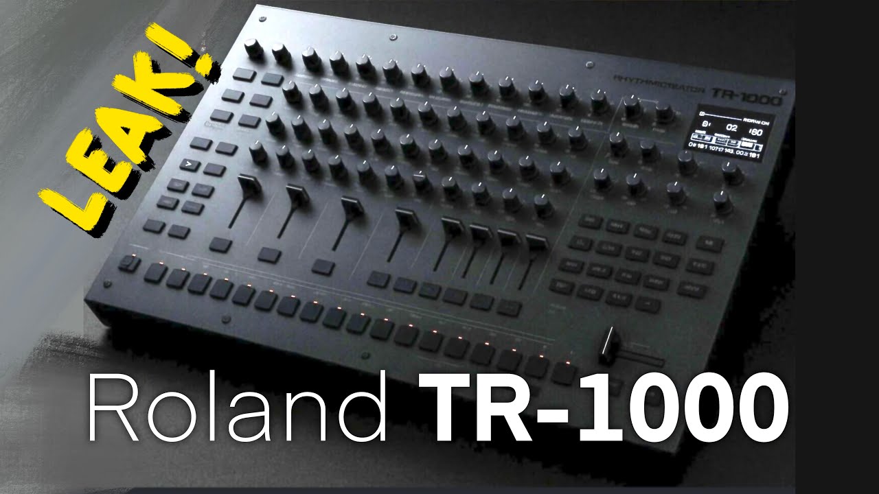 The Roland TR-1000 is here! NEW IMAGES LEAKED - YouTube Roland TR-1000 リズムクリエイター