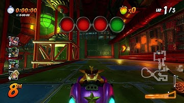 CTR Nitro Fueled - Hard Playthrough, Part 17: N. Gin Labs