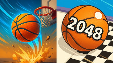 Bounce Dunk VS Ball Run 2048 MAX LEVEL SpeedRun Gameplay (2025 Unlocked) 