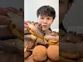 ヌテラドバイチョコクッキー風🍫#nutella #asmr #mukbang #大食い