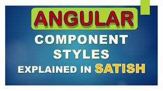 Famous #angular Angular | Styling a Component | Using template, style, styleUrl, styleUrls #angularcourse Net Worth