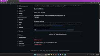 github account delete speedrun