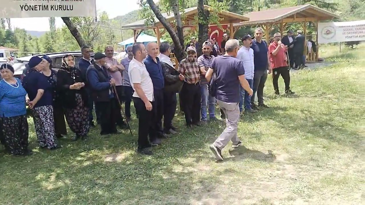 Amasya merkez sarayözü köyü şehitler baba törenleri