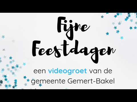 Videogroet college gemeente Gemert-Bakel 2018