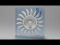 CFD Numerical simulation of jet-blades interaction driving the rotation of a Pelton turbine.
