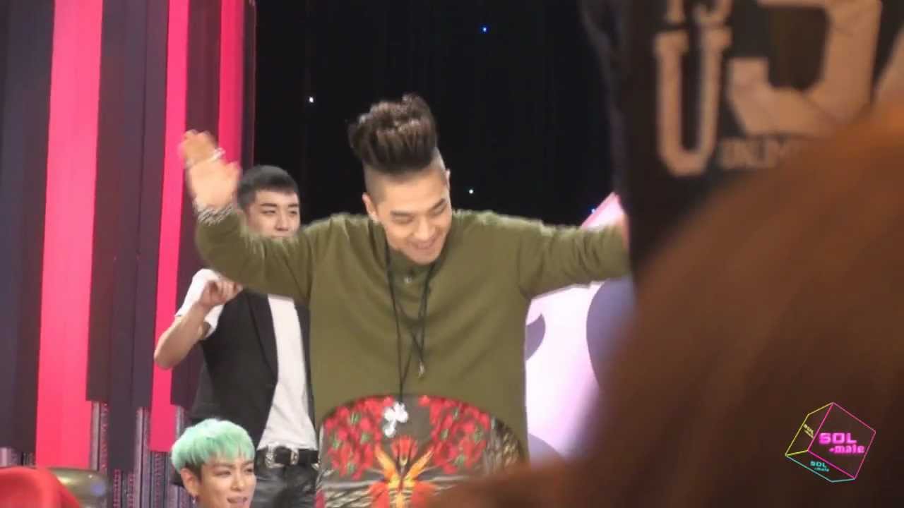 TAEYANG 태양 - New dance - egg steamed dish dance, pizza dance, sushi dance - 20120407 - fancam