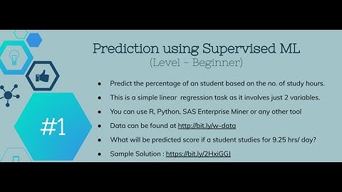 Prediction using Supervised ML| Linear Regression| ARTSCAPE