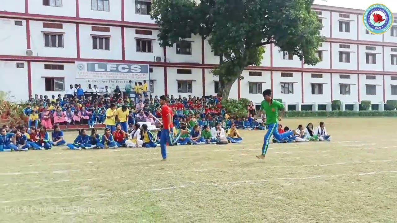 200 metre Relay Race (Boys) on annual sports day in LFCS Sikatiya Branch Mau. #annualsportsday