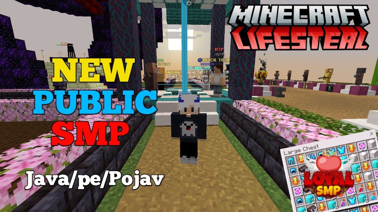 🧁 New Best Free Public Survival Smp Server For Minecraft 🪵 | Java/Pe ...