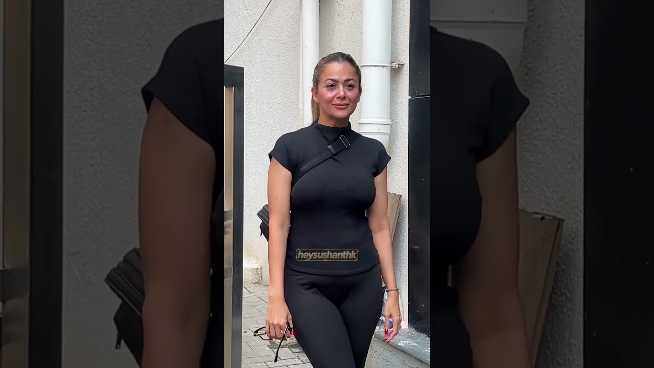 Amrita Arora In Black #amritaarora #video #new #ytshorts #news #bollywood #paparazzi