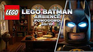 4K Study With LEGO Batman | Cozy Rain Ambience for Deep Focus & Pomodoro screenshot 2