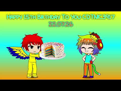Happy 15th Birthday To You ( @Dragosix3917 ) (22.07.26)