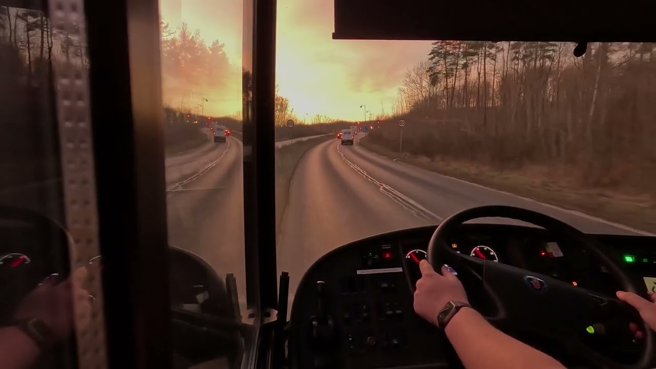 (Bus driving POV) Route 300S Gladsaxe Trafikplads-Ishøj St.