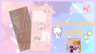 Como organizar y personalizar tu celular (𝚊𝚎𝚜𝚝𝚑𝚎𝚝𝚒𝚌 𝚌𝚞𝚝𝚎)🍓 screenshot 1