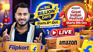LIVE 🔴 FLIPKART BIG BILLION DAYS  AND AMAZON GREAT INDIAN FESTIVAL 2026 LIVE