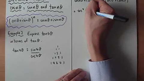 De Moivre's Theorem - Finding sin(nx), cos(nx) and tan(nx)