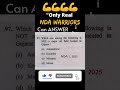 🎯1 PYQ a Day = Better Score in NDA GAT| NDA 2026 Preparation #ndaexam #tranding #feedshorts #nda2026