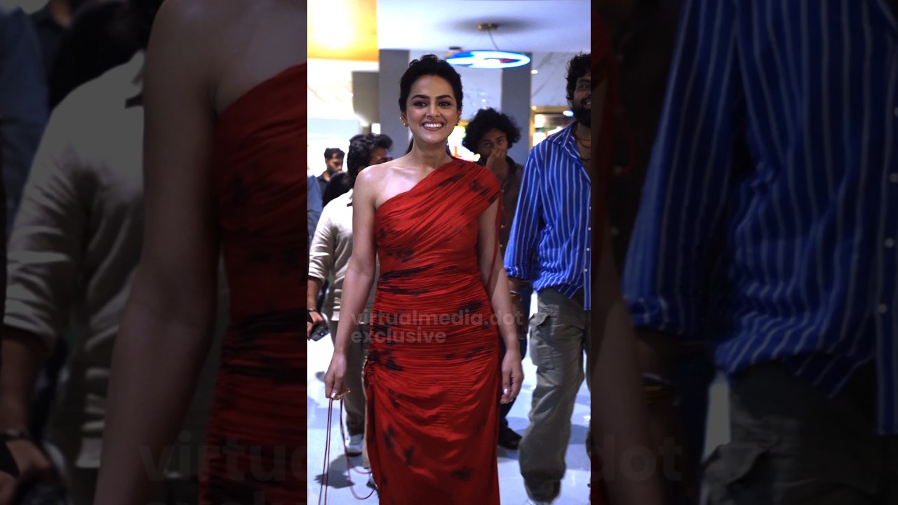 🙄 Shraddha Srinath at Aaryan pressmeet in kerala 