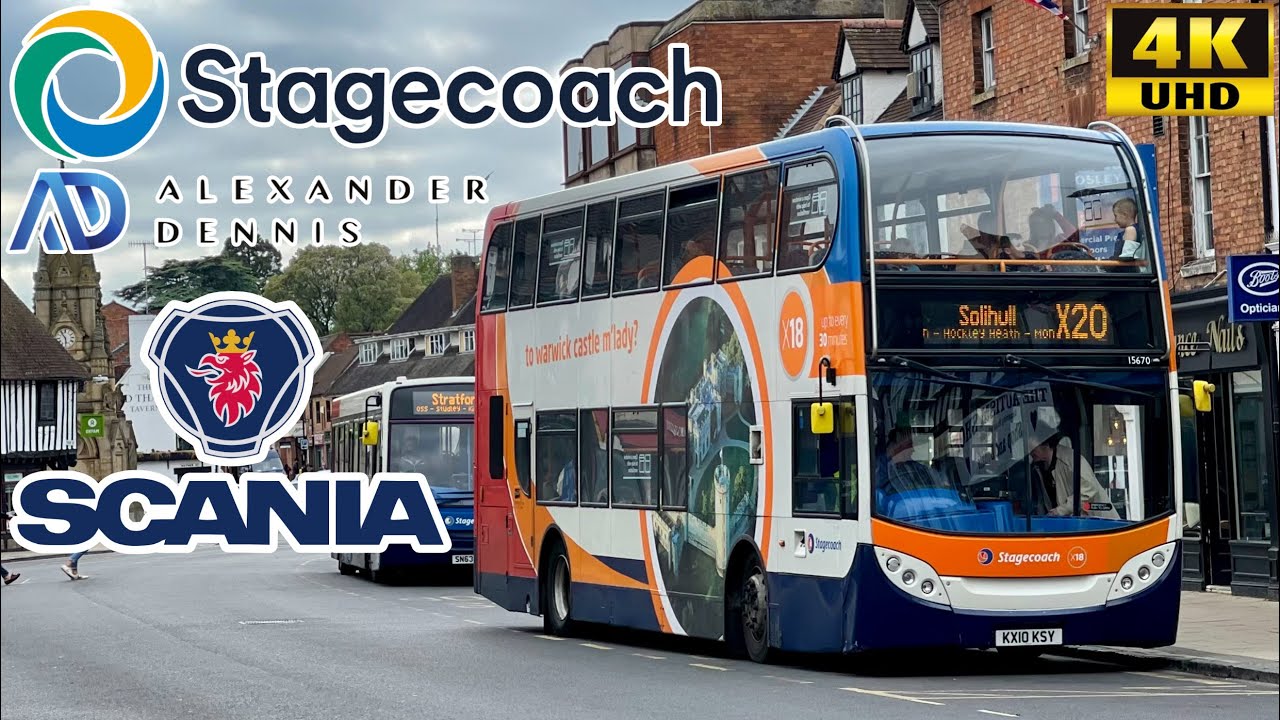 [Stagecoach Midlands: X20 Solihull to Stratford-upon-Avon via Illshaw Heath] ADL E400 Scania N230UD