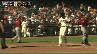 ARI@SF: Parker smacks an RBI single to extend lead