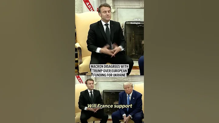 Macron disagrees with Trump over European funding for Ukraine