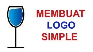 Membuat logo simple gelas  untuk restoran screenshot 4