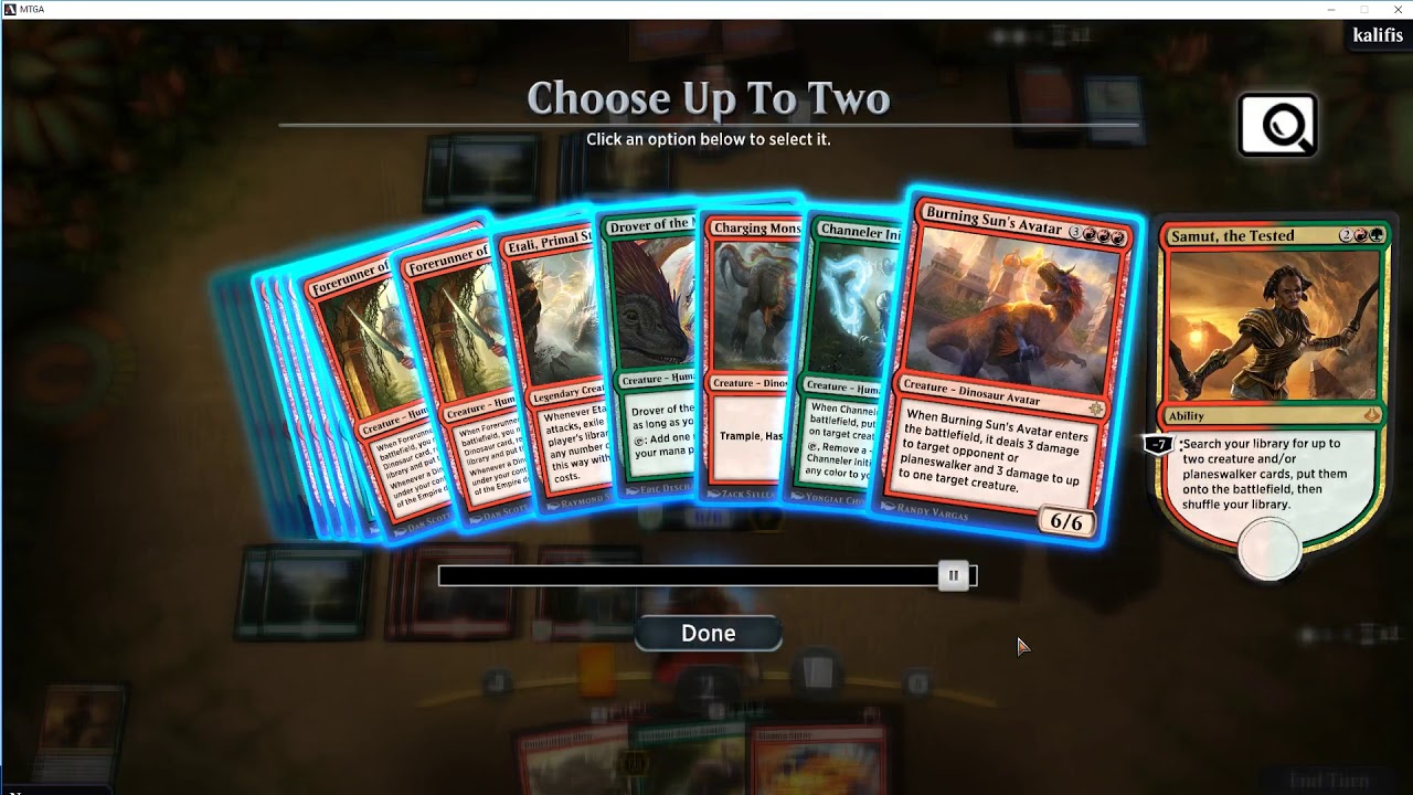 Polyraptor wins - Magic the Gathering Arena