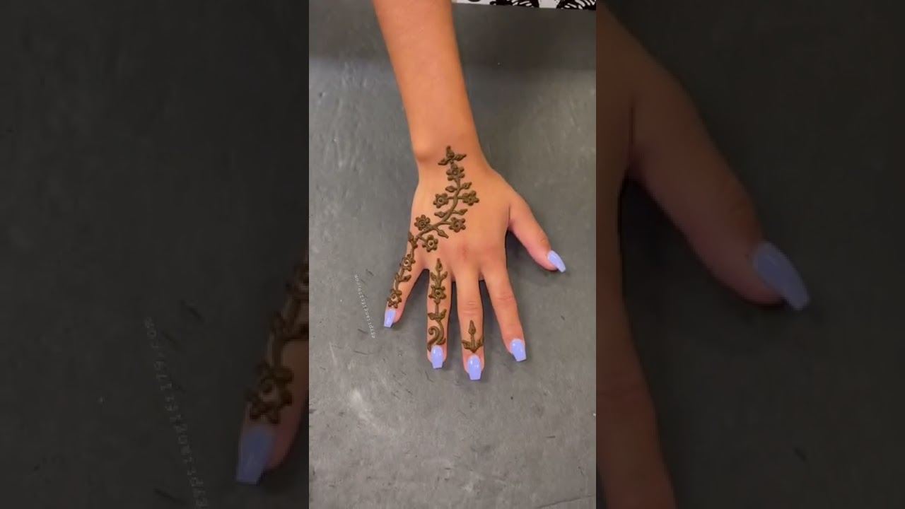 henna temporary tattoo in our store YouTube