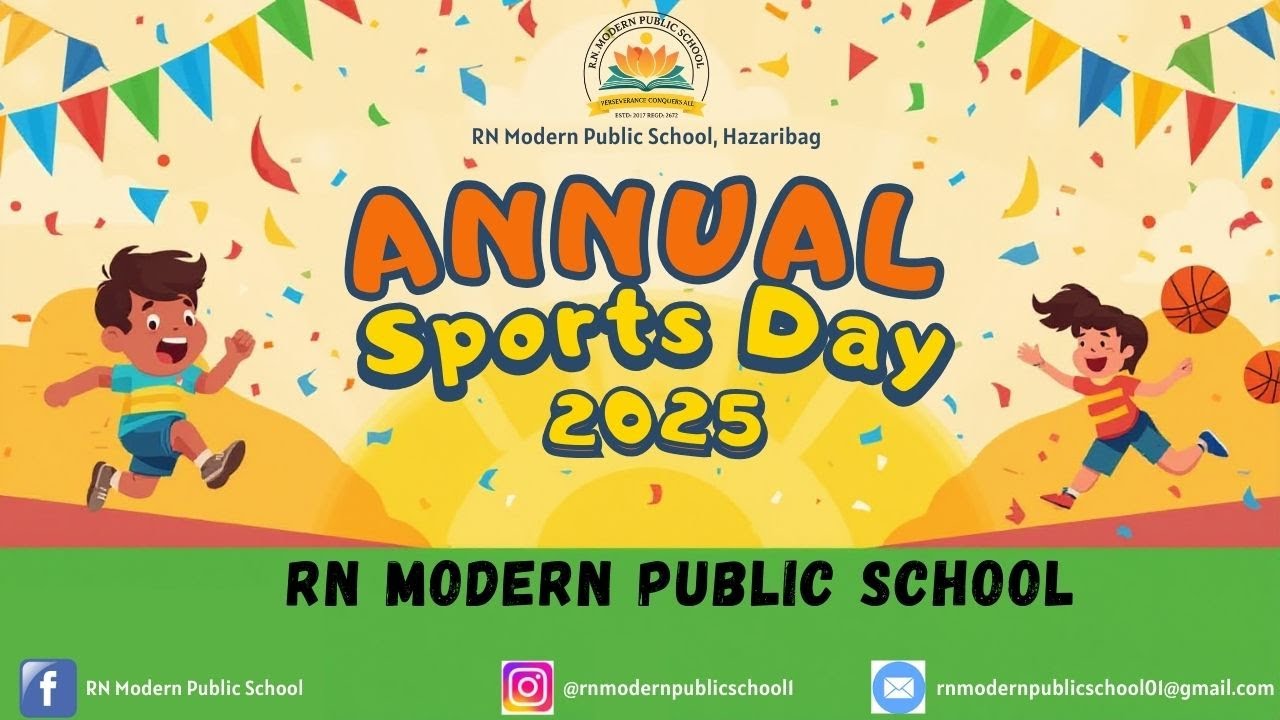 Annual Sports Day Highlights – A Day of Spirit & Achievement | RN Modern Public School | #hazaribagh