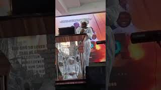 Ministering @ The Celestial Church Of Christ. It was an awesome time in the presence of God. #gospel