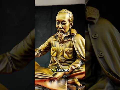 Tượng Bác Hồ đọc sách - cả một lý tưởng: học tập, vươn lên, không dừng bước