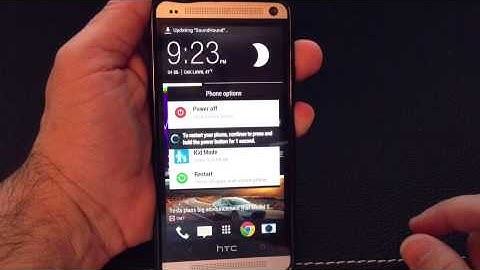 HTC One Tip: How to perform a Soft Reset