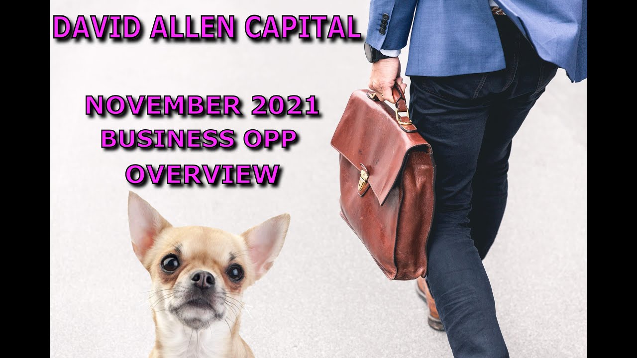 David Allen Capital | November 2021 Updated Business Funding Opp Overview