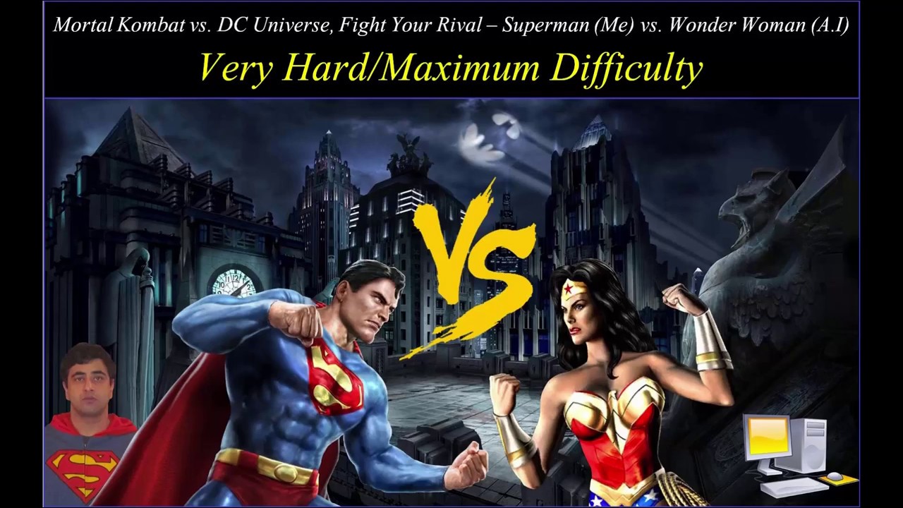 Mortal Kombat vs. DC Universe, Fight Your Rival - Superman (me) vs. Wonder...