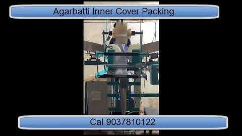 Agarbatti Stick Counting and Innar Cover packing machine, Stick Counting , Stick Packing Machine,