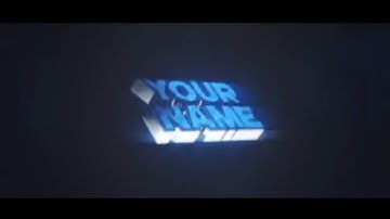 FREE After Effects & Cinema 4D Intro Template: Blue Text Sync Intro #337