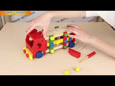 Деревянный конструктор «Машина»