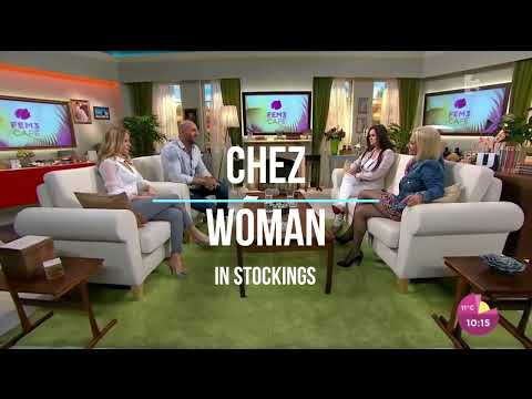 chez woman in stockings