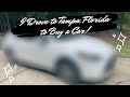 Vlog: I Drove to Tampa, Florida to Buy a Car! | Buying My First Car at 20! | julene precious