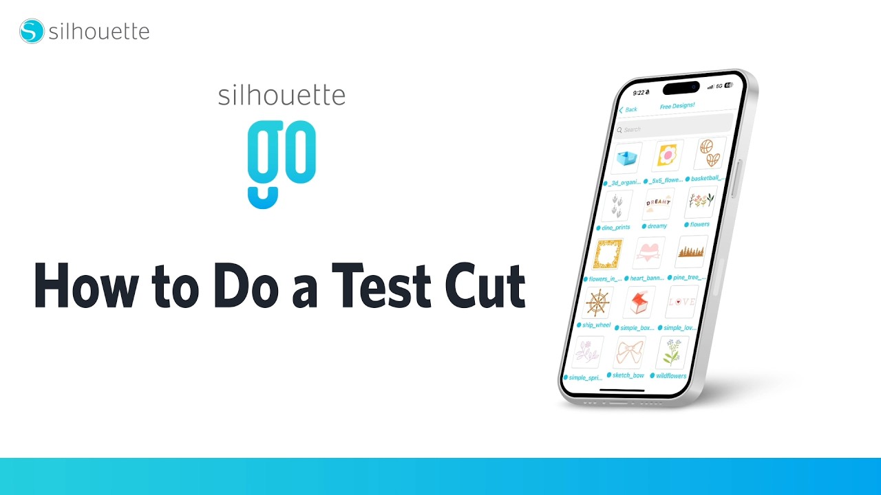 Silhouette GO｜How to Do a Test Cut