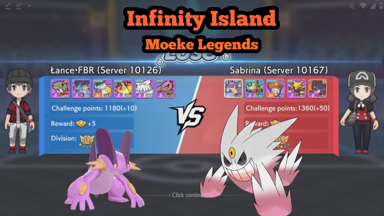Infinity Island/Moeke Legends - Cross Server League #3 Solado por um Mega Gengar