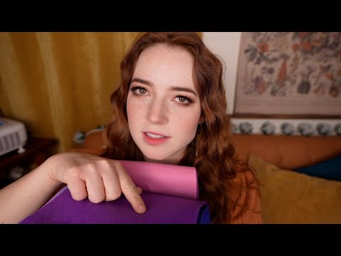 ASMR Color Analysis (on you & on stuffies) (tingly felt pulling)