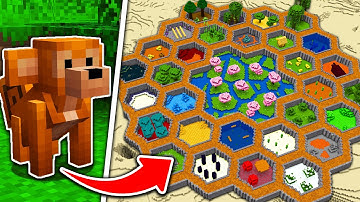 I Built a ZOO for REAL LIFE Animals in Minecraft